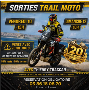 Rejoins-nous pour une balade unique encadrée par Thierry Traccan, pilote de rallye raid